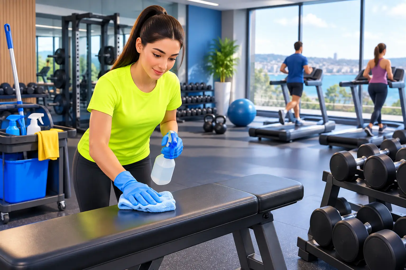 Gym Cleaning Geelong for a Safer, Busier Club
